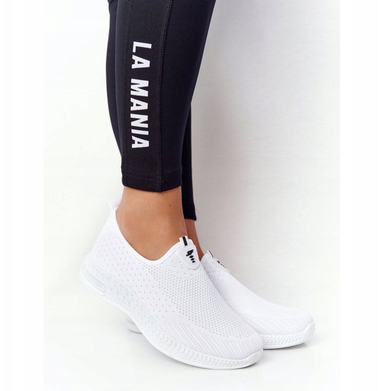 PS1 Damen Sportschuhe Slip-on Weiß Be Stretchy 1