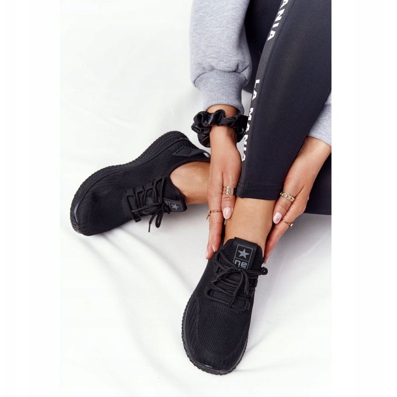 Damen-Slip-on Black Sports Schuhe schwarz 2