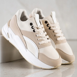 SHELOVET Sportschuhe Bl213be beige braun 1