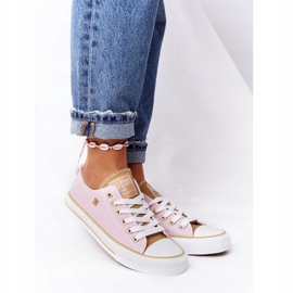 Klassische Sneakers für Damen Big Star HH274455 Rosa 2