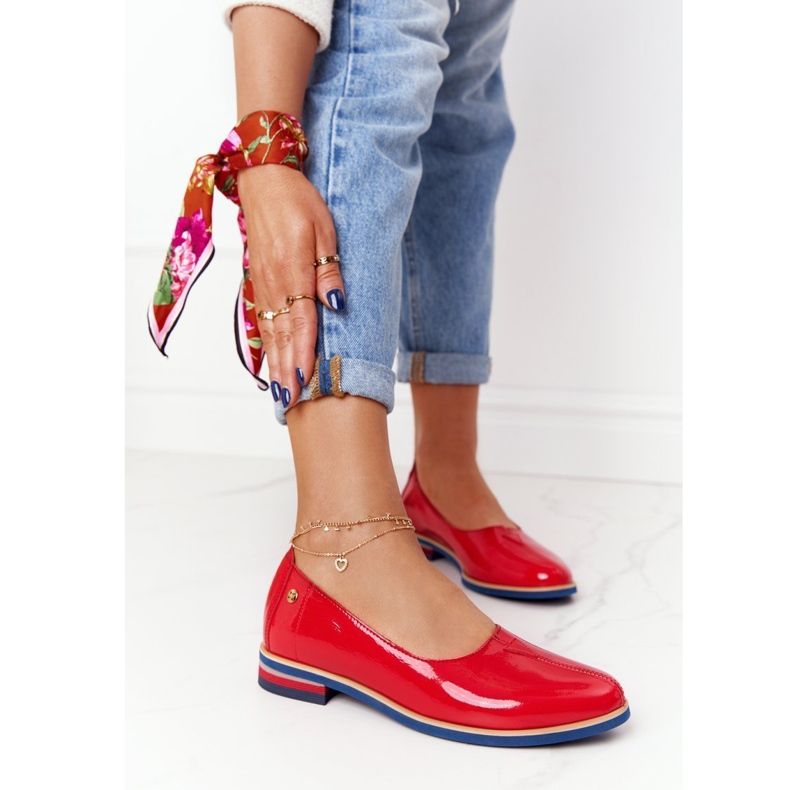 Lackierte Lederschuhe Maciejka 05035-08 Rot 2