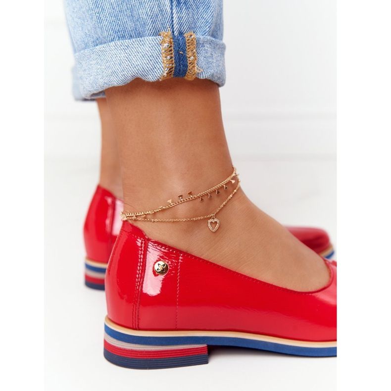 Lackierte Lederschuhe Maciejka 05035-08 Rot 1