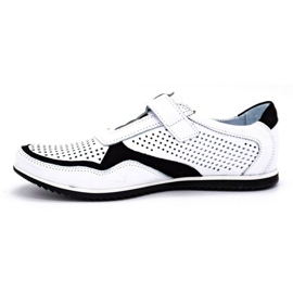 Polbut Herren Freizeitschuhe aus Leder 2102 / 2L weiß 1
