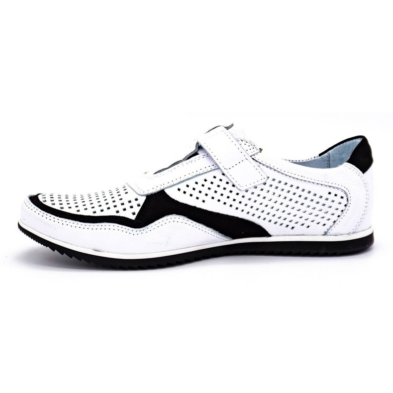 Polbut Herren Freizeitschuhe aus Leder 2102 / 2L weiß 1