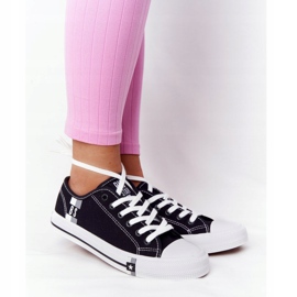 Klassische Damen Sneaker Big Star HH274108 Schwarz 1