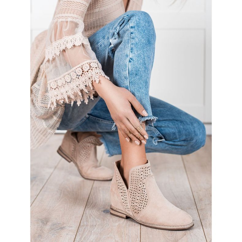 S. BARSKI Frühlingsstiefel mit Cut-Out S.BARSKI braun 1