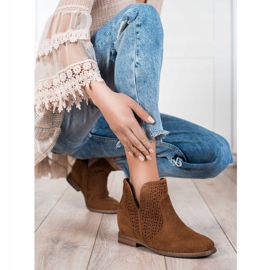 S. BARSKI Frühlingsstiefel mit Cut-Out S.BARSKI braun 1