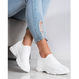 SHELOVET Bequeme Slipper weiß 1