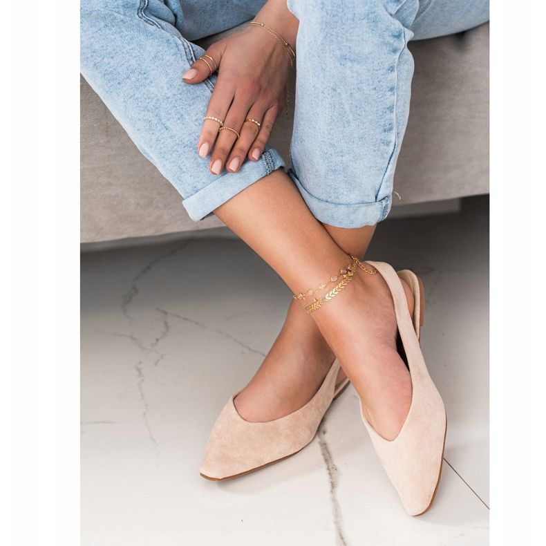 Seastar Pumps mit entdecktem Absatz beige 2