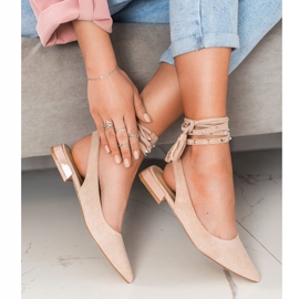 Seastar Pumps mit Zierband braun 1