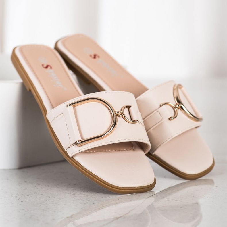 Seastar Elegante Hausschuhe mit Ornament beige 1