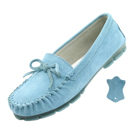 Damen Leder Slipper Blau Filippo DP1204 / 21 BL 4