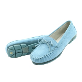 Damen Leder Slipper Blau Filippo DP1204 / 21 BL 2
