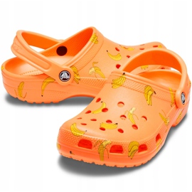 Crocs Classic Vacay Vibes Clog W 206375-801 orange gelb 3