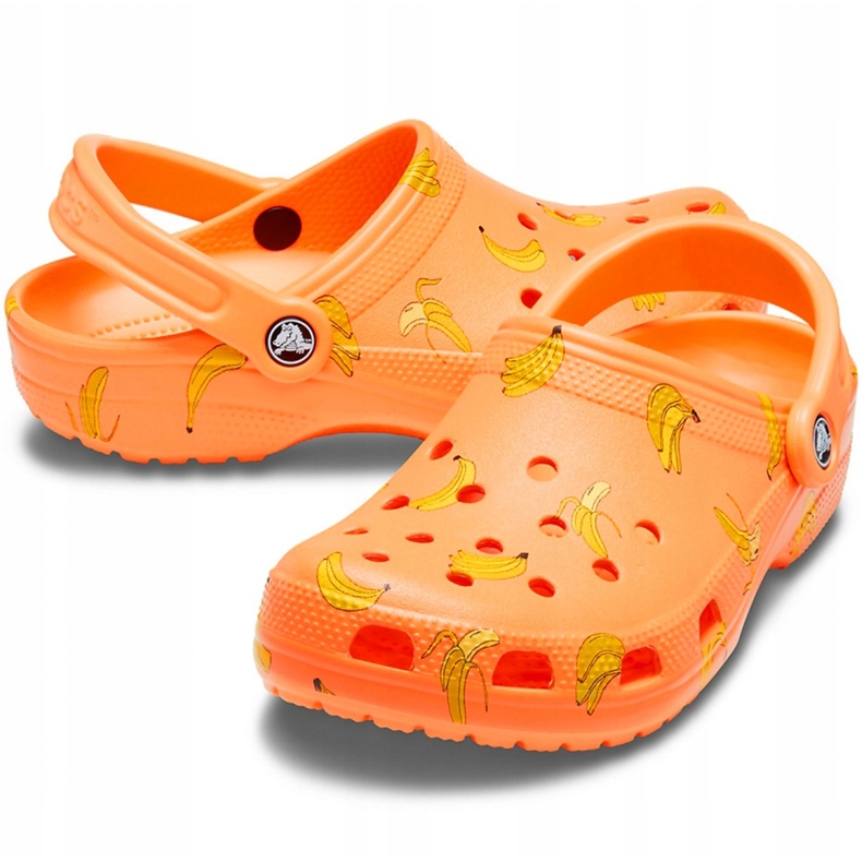 Crocs Classic Vacay Vibes Clog W 206375-801 orange gelb 3