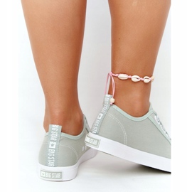 Damen Sneaker Big Star HH274097 Grün mit Bündchen 2