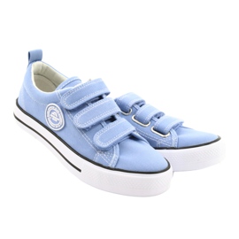 Sneaker American Club blau LH63 / 21 Klettschuhe 3