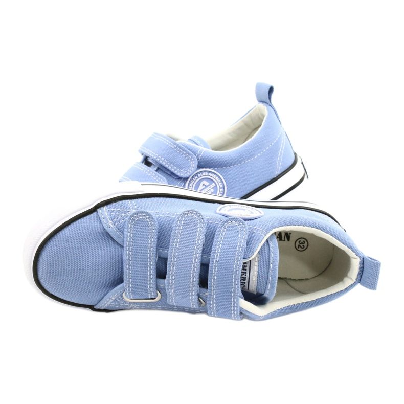 Sneaker American Club blau LH63 / 21 Klettschuhe 4