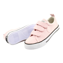Sneakers mit Klettverschluss American Club rosa LH63 / 21 2