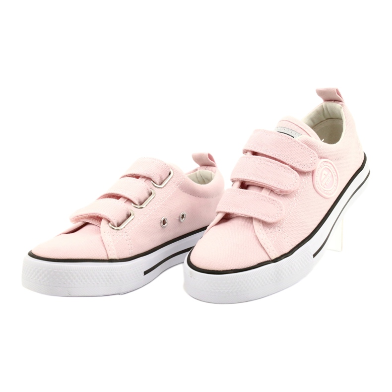 Sneakers mit Klettverschluss American Club rosa LH63 / 21 1