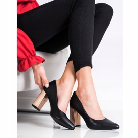 Klassische Sergio Leone Pumps schwarz 2