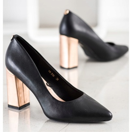 Klassische Sergio Leone Pumps schwarz 1