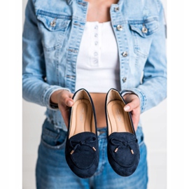 Abloom Wildleder-Lords mit Schleife blau 1