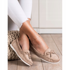 SHELOVET Lässige Beige Loafer 2