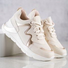 Weide Bequeme stylische Sneaker beige 1