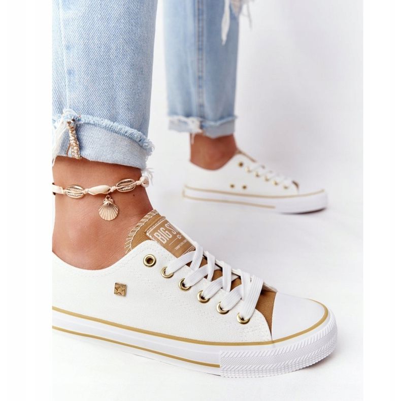 Klassische Damen Sneaker Big Star HH274458 Weiß 1