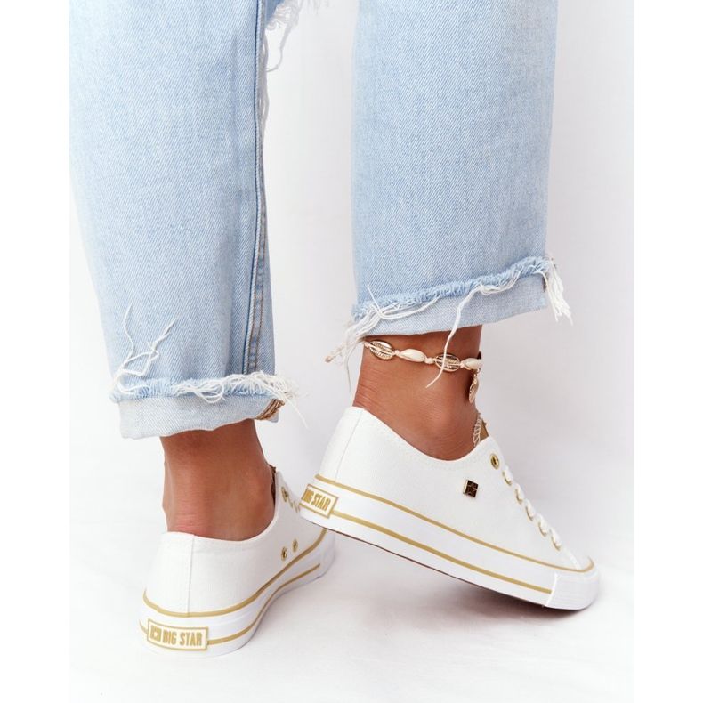 Klassische Damen Sneaker Big Star HH274458 Weiß 2