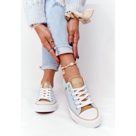 Klassische Sneakers für Damen Big Star HH274457 Blau 1