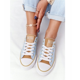 Klassische Sneakers für Damen Big Star HH274457 Blau 2