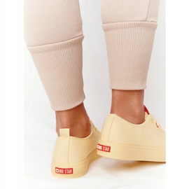 Damen Sneaker Big Star HH274680 Gelb 1