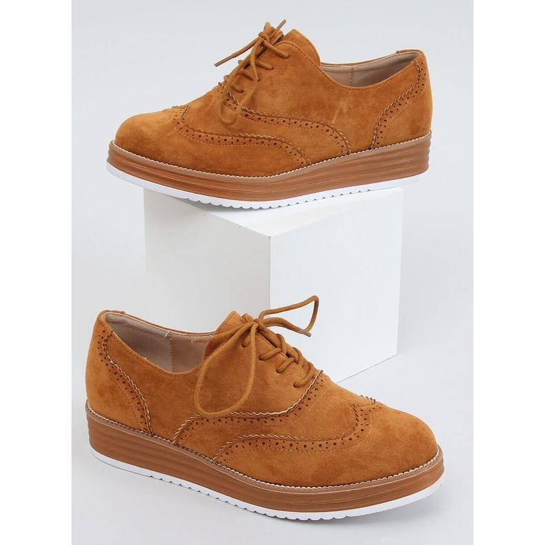 Damen-Loafer mit Schnürung camel 8998-46 Camel braun mehrfarbig 1