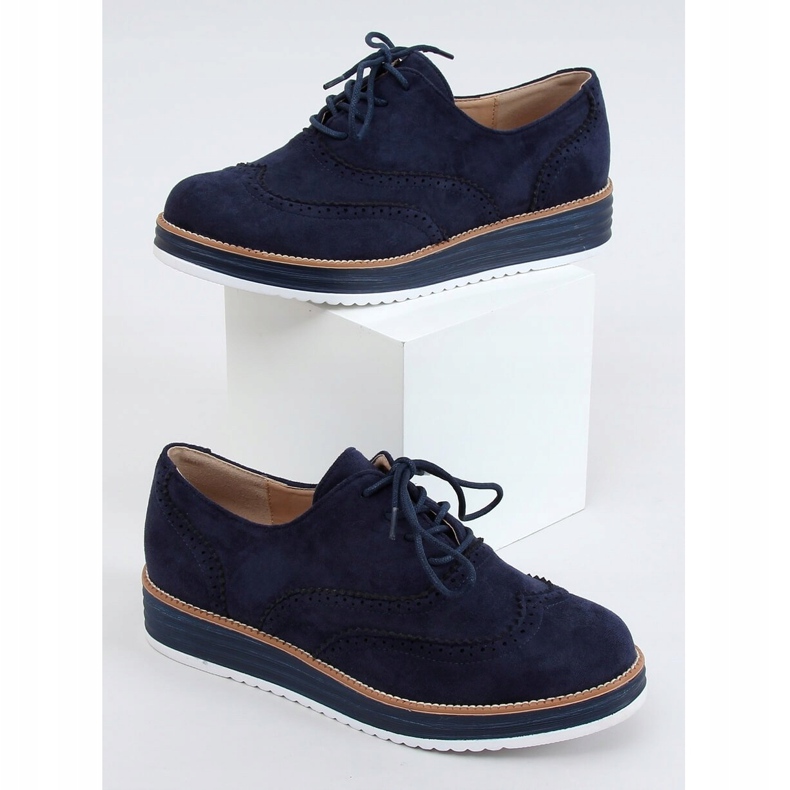 Marineblaue Schuhe für Damen 8998-46 Blau navy blau 1