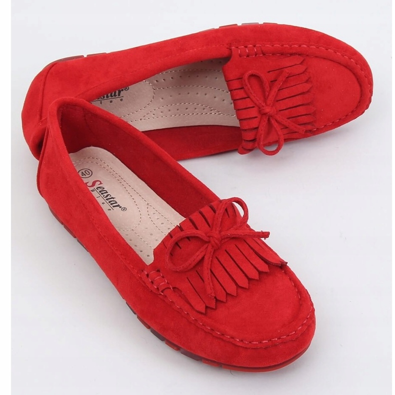 Rot Damen-Loafer Rot GS11P Rot 1