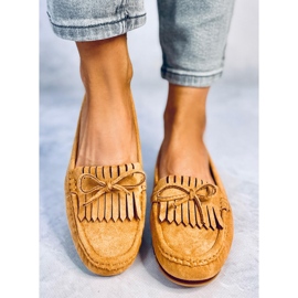 Camel GS11P Tan Damen Slipper braun 2