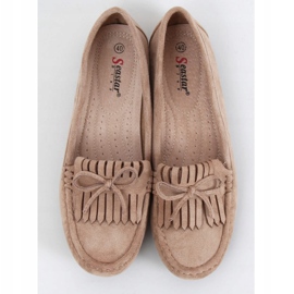 Damen Slipper dunkelbeige GS11P Khaki 1