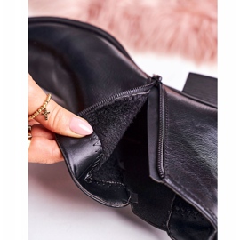 J. Star Damen Warme Stiefel Jodhpur Stiefel On Heel Schwarz Forevermore 4