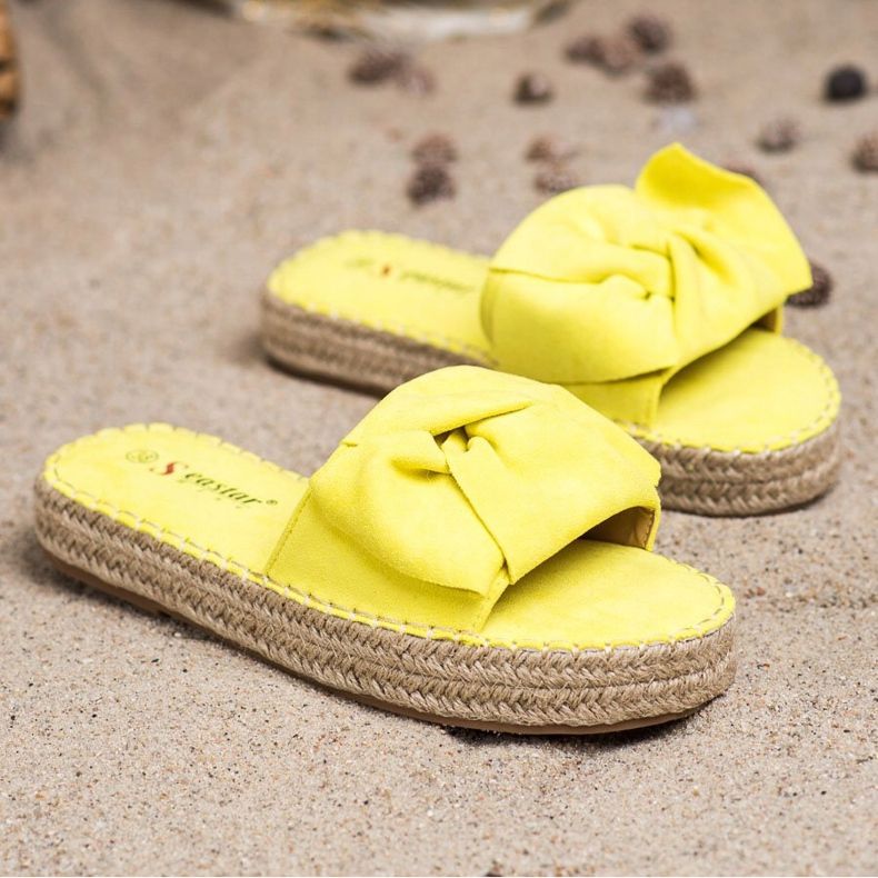 Seastar Espadrilles aus Wildleder gelb 1