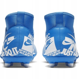 Nike Mercurial Superfly 7 Club FG / MG Jr AT8150-414 Fußballschuhe blau 6