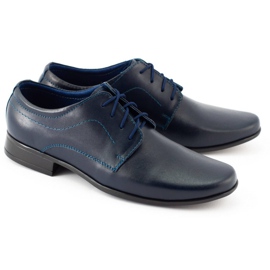 Lukas Kommunionschuhe für Kinder J1 marineblau 4