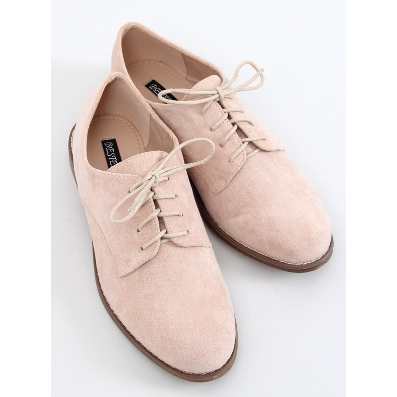 Pink G325 Pinke Loafer mit Schnürung rosa 2