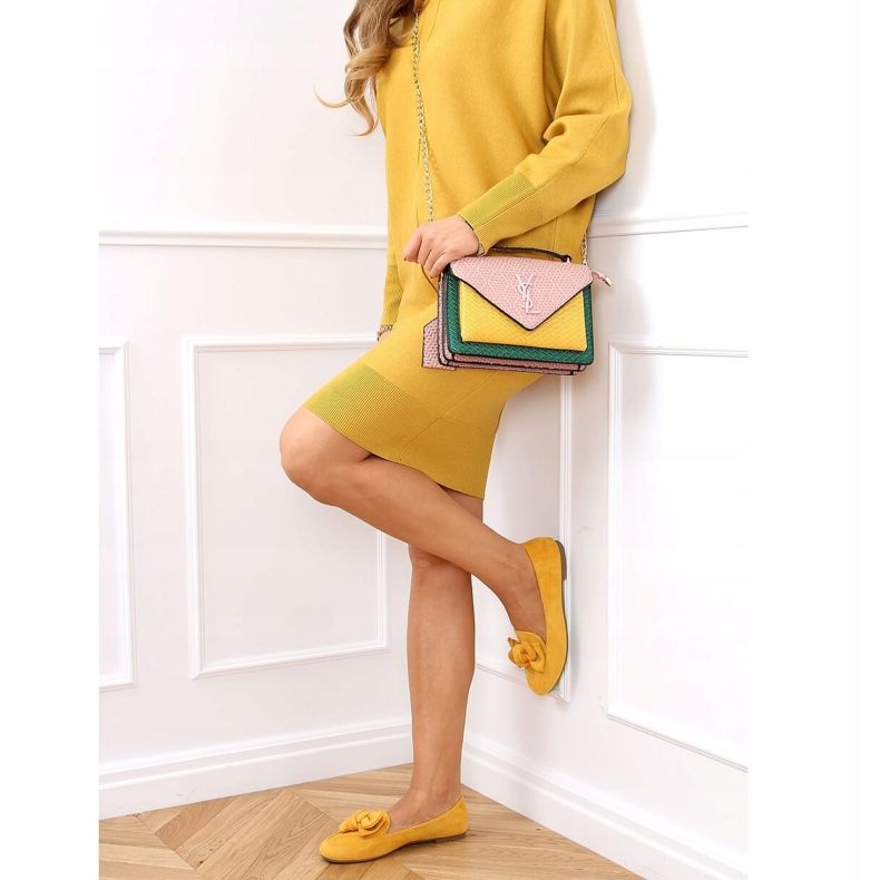 Damen Slipper Honig 9086 Gelb 1