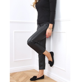 Schwarze Damen-Loafer 9086 Black 2