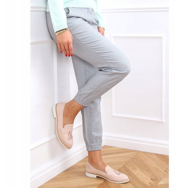 Beige Slipper für Damen AB695 Nude 1