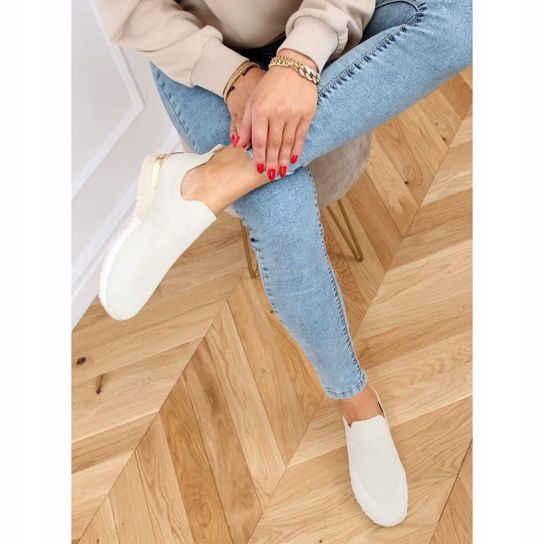 Beige Socken LDH006 Beige Sportschuhe 1