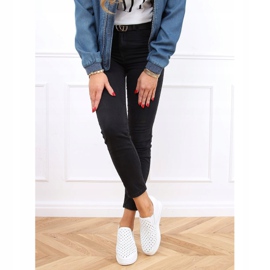 Sneakers Slip on Keilabsatz weiß HY-251 Weiß 2