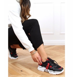 Schwarz FF-8 Schwarze Sportschuhe 1